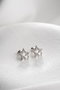 Heliophilia Silver Pendientes de Plata Esterlina 925 con Circonio